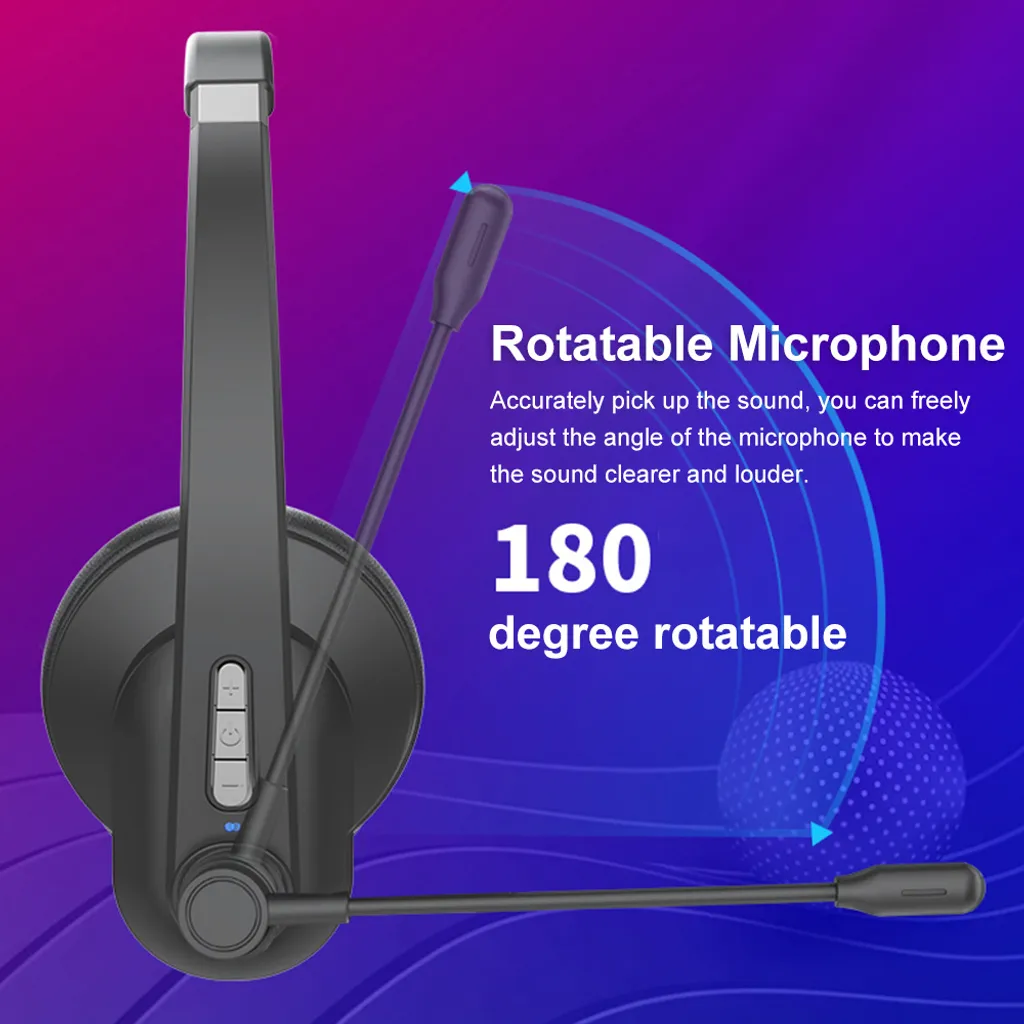 Fini les Bruits Ambiants : Casque Bluetooth avec Micro pour Appel Clair - 9