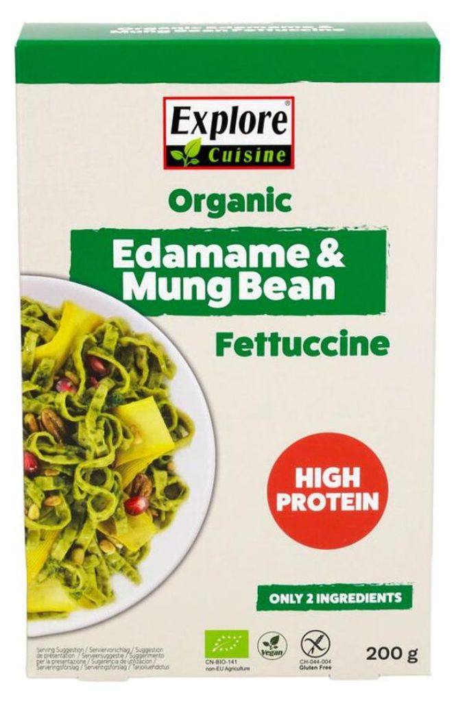 Explore Cuisine Edame & Mungobohnen Fettuccine  200g Produktbild 