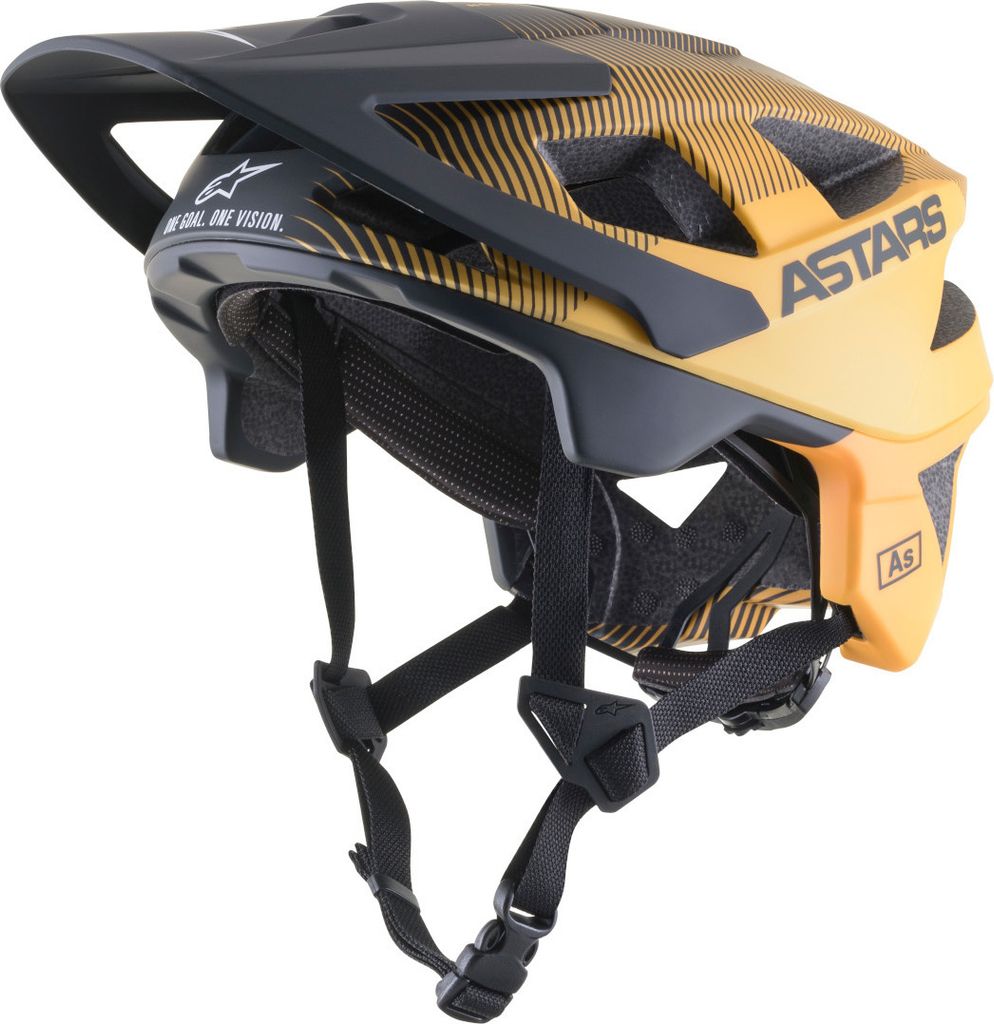 Alpinestars Vector Pro A2 Fahrradhelm, schwarz/hellbraun, S (51-55)
