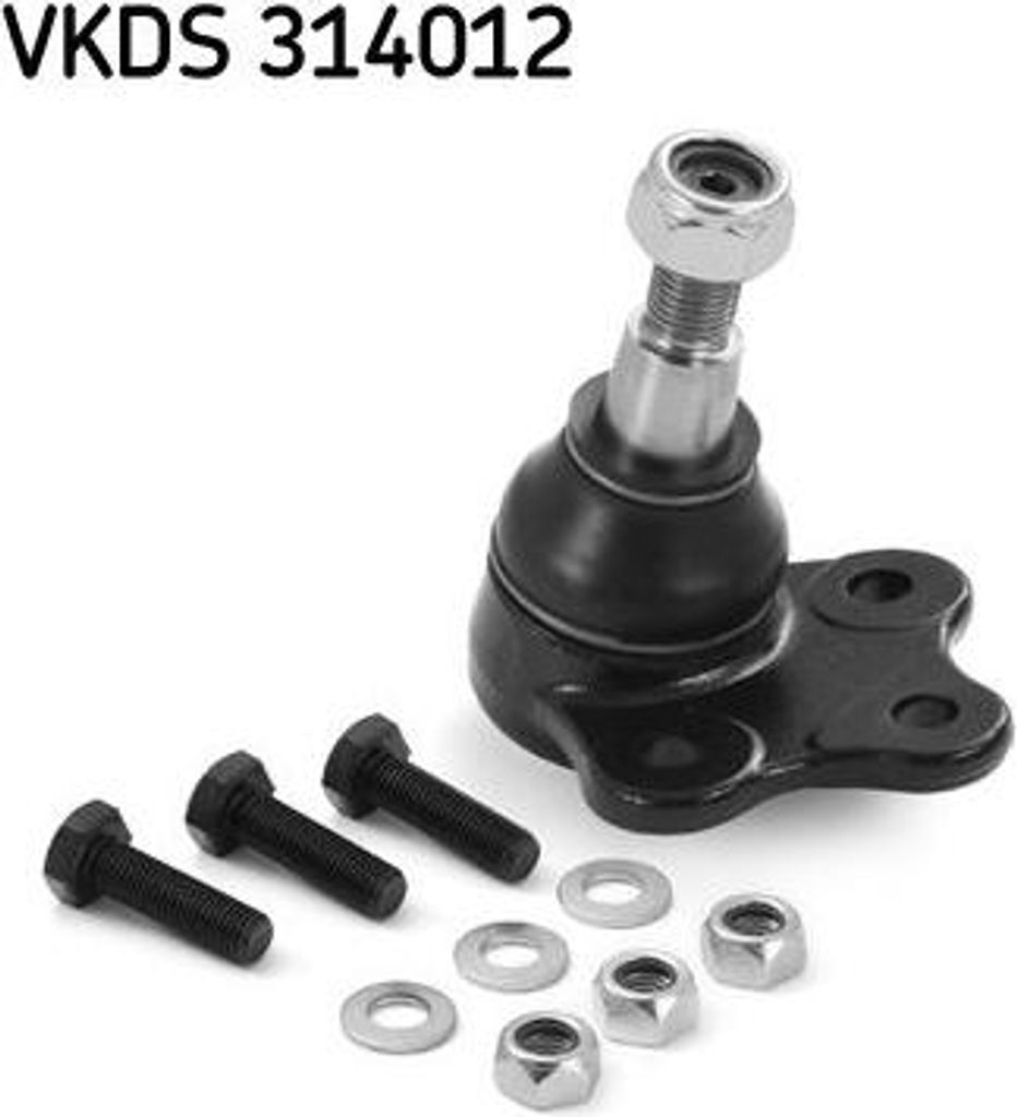 SKF VKDS 314012 Traggelenk/Führungsgelenk OE 1377846 kompatibel mit V60, S-Max, S60, S80, Galaxy, Mondeo, V70