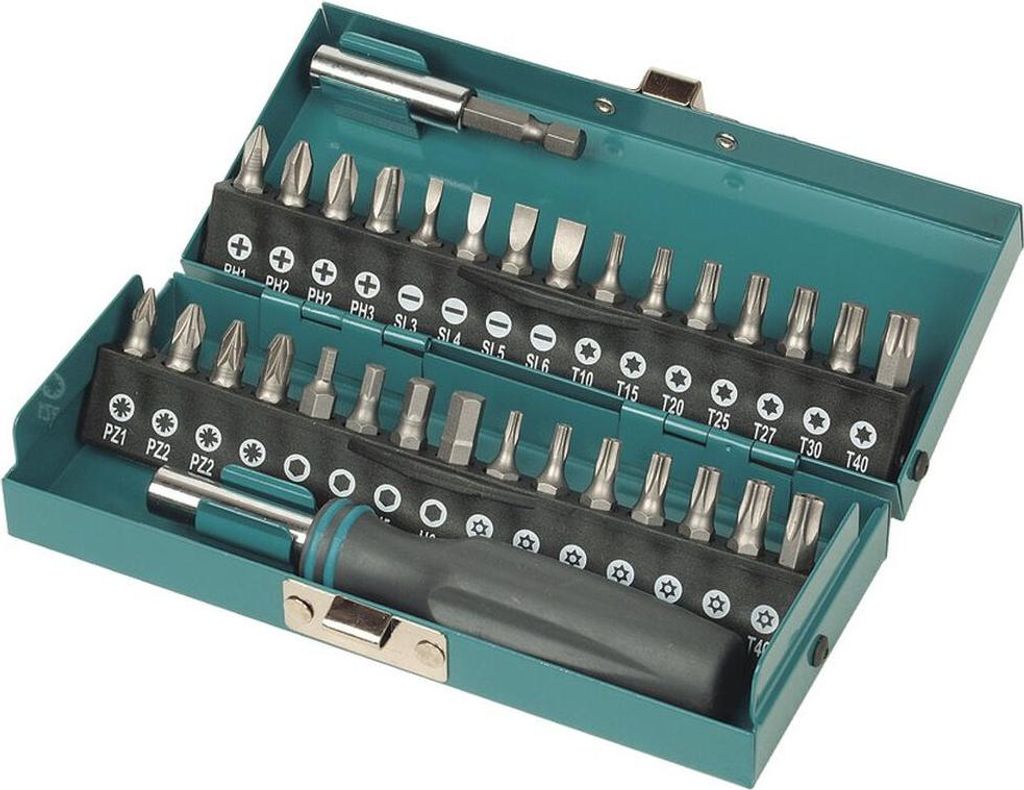 wolfcraft 32-tlg. Standard-Schraubendreher-Bit-Satz 1388000 Produktbild 