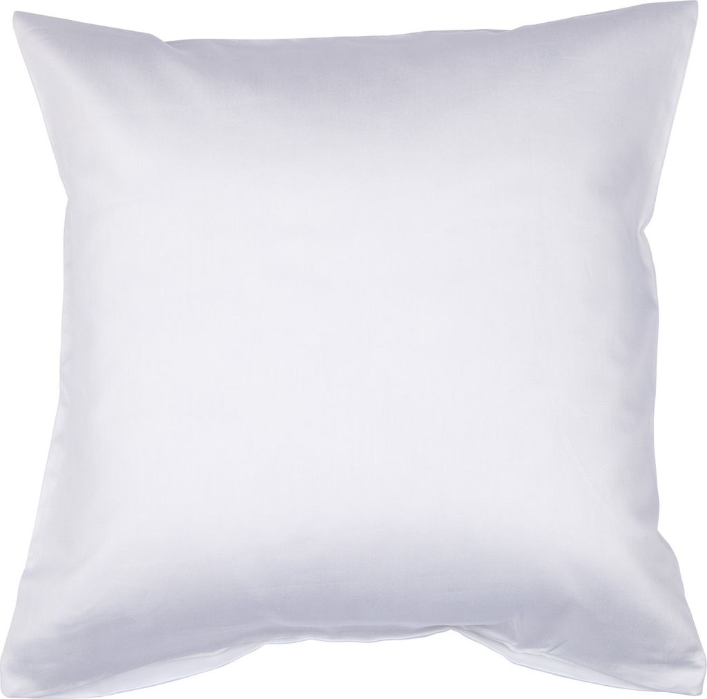 Traumschloss Mako-Satin Kissenbezug 40 x 40 cm weiß 100% Mako-Baumwolle, mit Reißverschluss