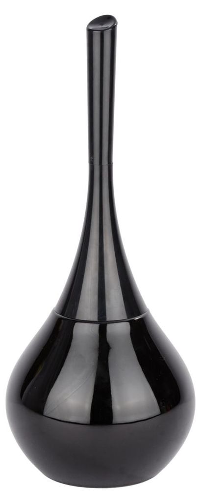 WENKO Toiletten Klo Bürsten Halter WC Garnitur FLAKON Black Produktbild 