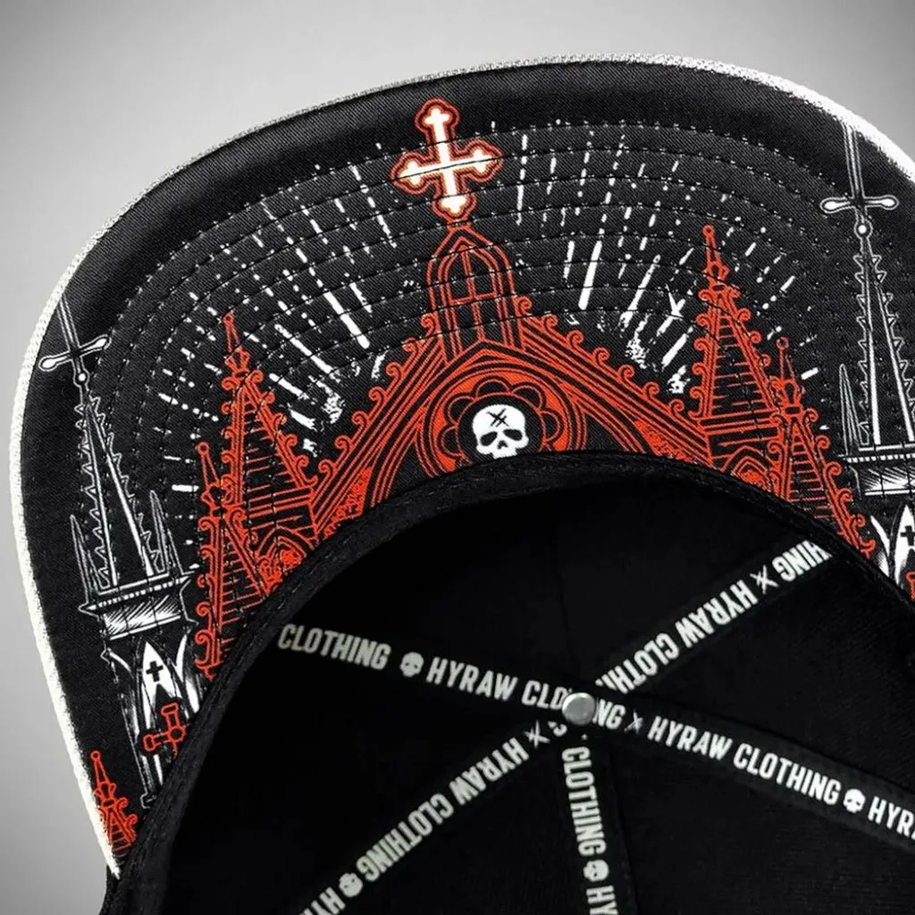 Cappello Hyraw Snapback Satanic Church - Regolabile e Resistente - 4