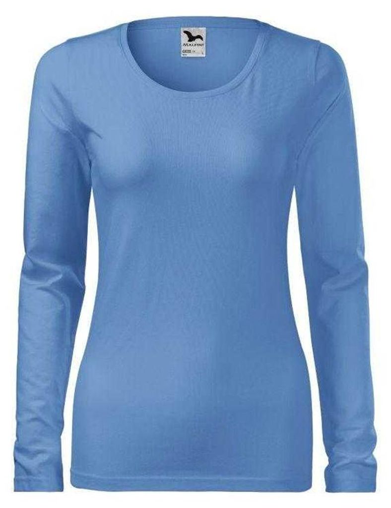 Malfini - T-Shirt für Damen, Verstärkte, Schmal, Langärmlig PP13085 (XXL) (Hellblau)