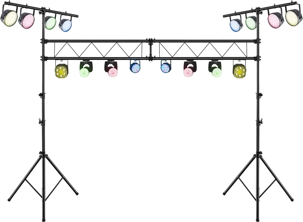 Support Luminaire Scénique Haute Performance pour DJ Mobile et Événements