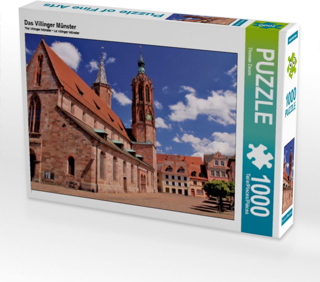 CALVENDO Puzzle Das Villinger Münster 1000 Teile Puzzle quer | 1000 Teile Lege-Größe 64x48cm Foto-Puzzle für glückliche Stunden