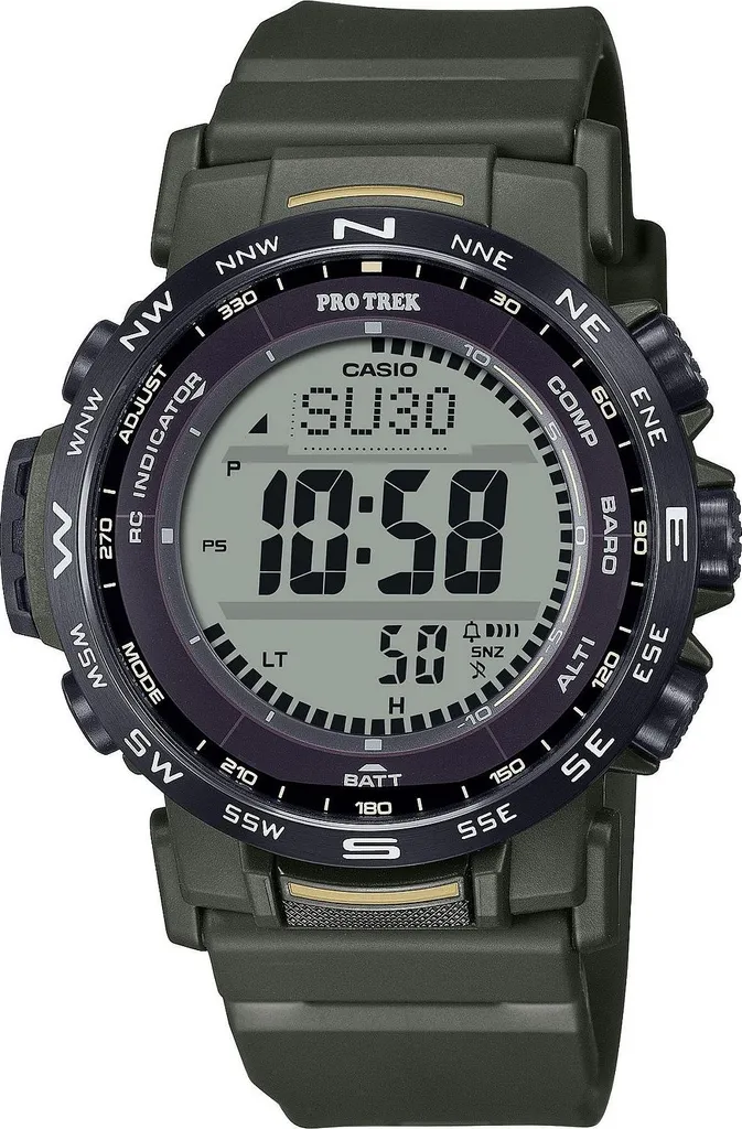 Casio PRW-35Y-3BER Montre Solaire Triple Sensor pour Alpinisme Homme
