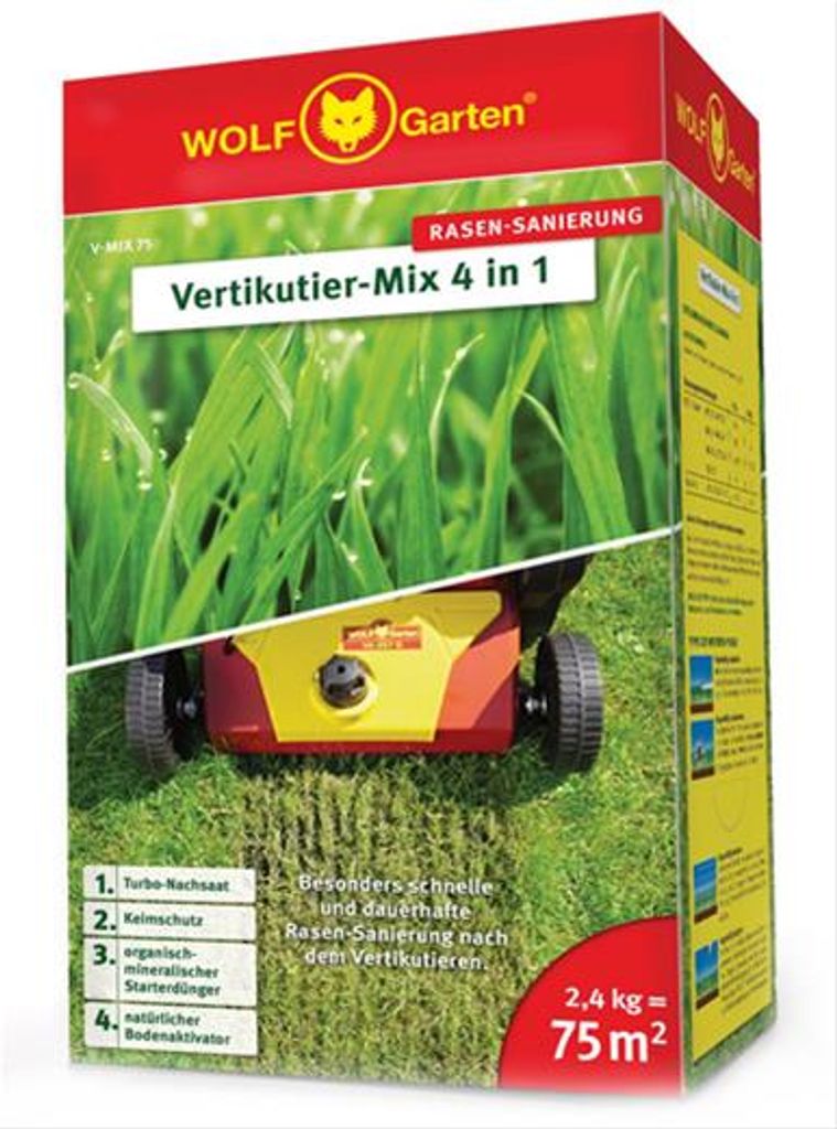 Wolf Garten Vertikutier Mix 4 in 1 V-MIX 75 Produktbild 