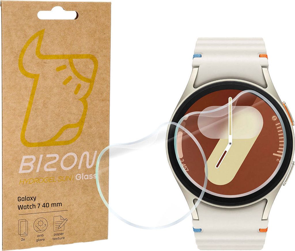Bizon Glass Watch Film Sun Matte Film für Galaxy Watch 7 Produktbild 