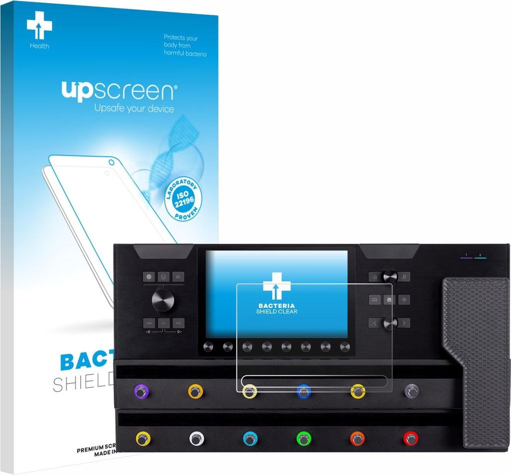 upscreen Schutzfolie für Line 6 Helix Stadium XL Displayschutz Displayschutzfolie Folie Klar antibakteriell