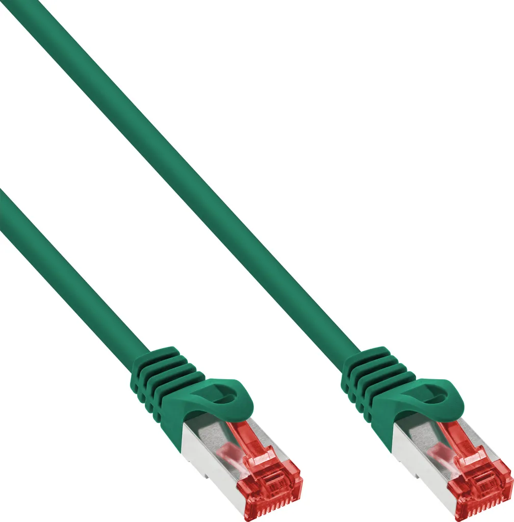 InLine 30x Cavo di Rete Cat.6 S/FTP 3m Verde CU Schermato