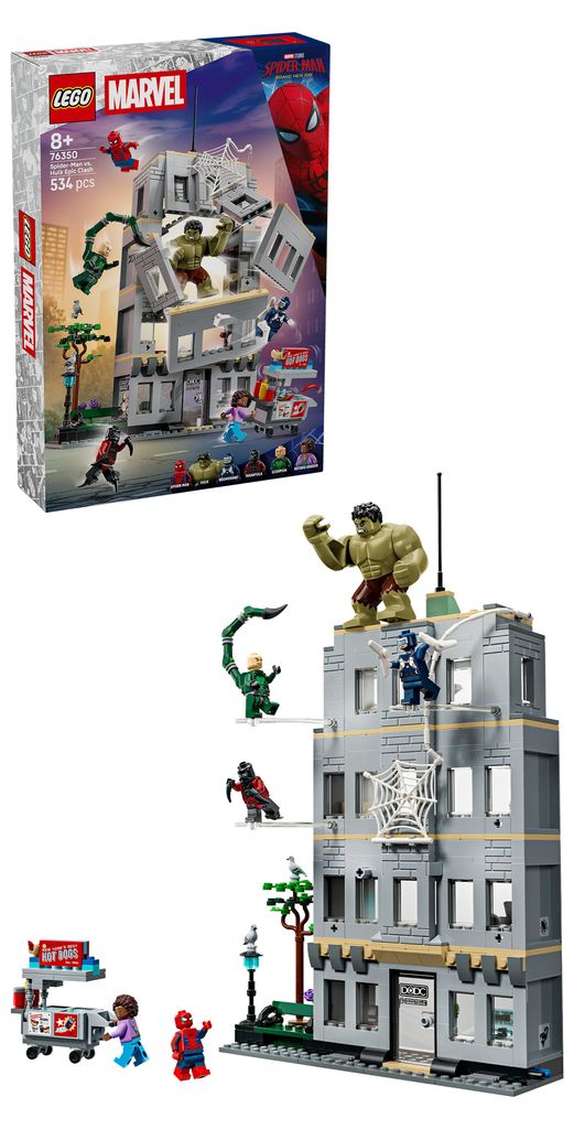 LEGO® | Marvel  76350 Scontro epico: Spider-Man vs. Hulk Immagine del prodotto 