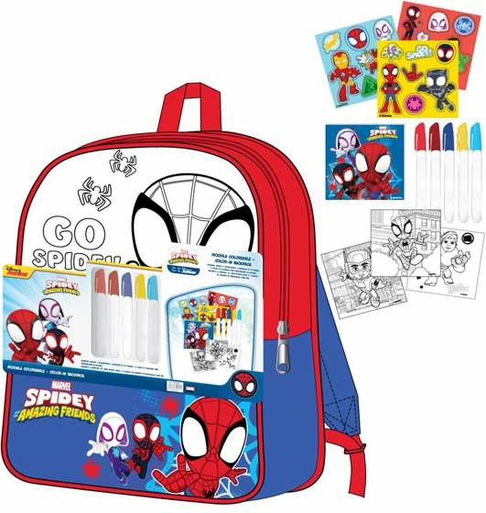 Plecak CERD Marvel Spidey Amazing Friends - Zestaw DIY dla uczniów i na co dzień