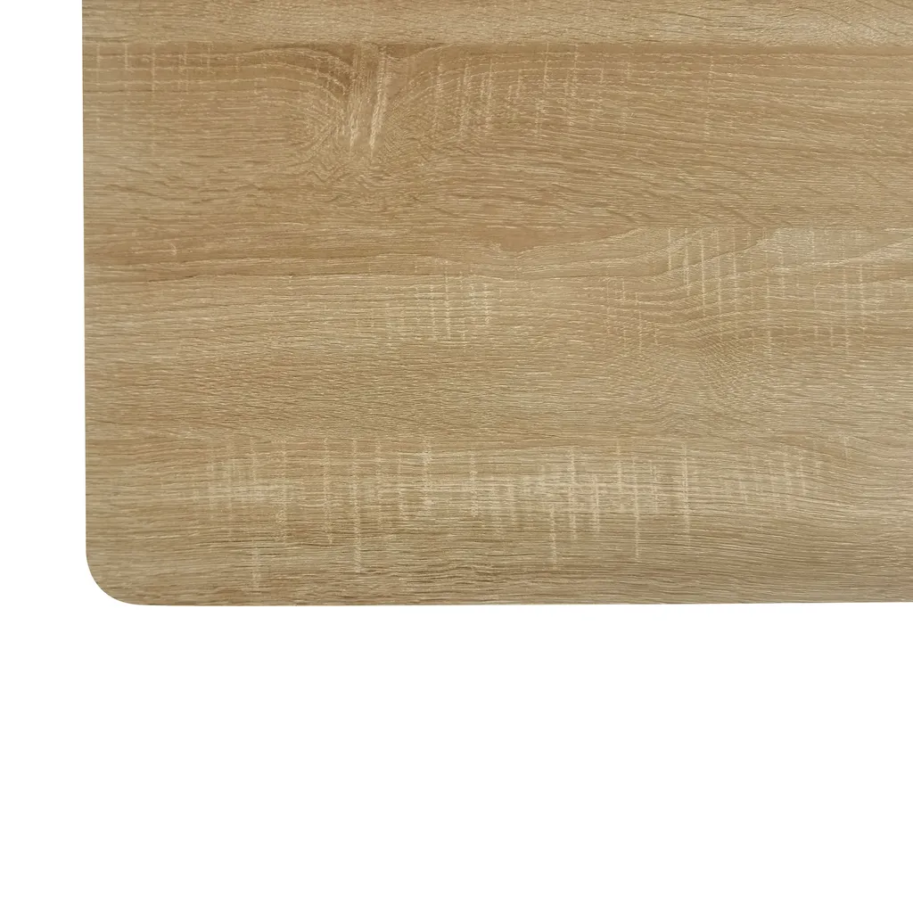 Table de repas stable et facile à monter 116x65cm bois naturel - 8