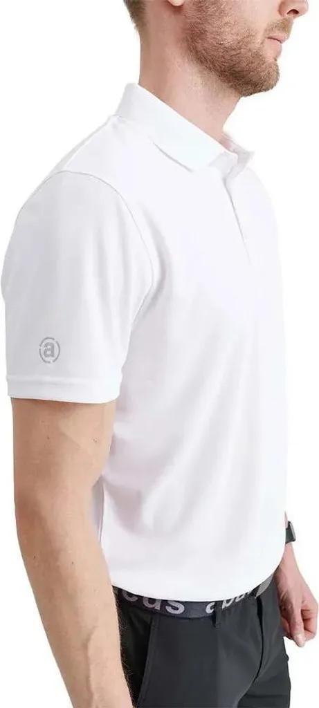 Polo Technique Abacus Cray Blanc Taille M stretch et séchage rapide - 5