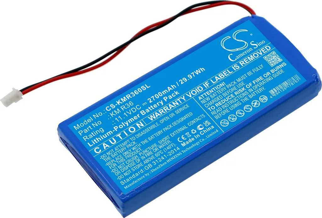 Batterie Techtek pour Kanomax KM R36 Gasmaster - Haute Performance