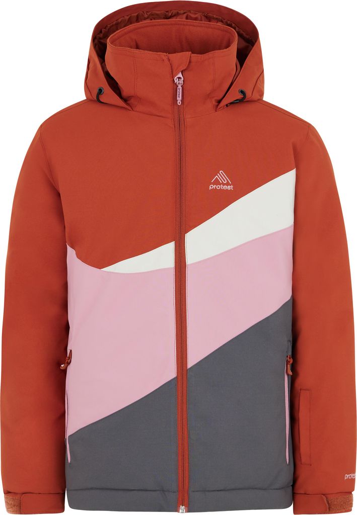 Protest PRTCOOT JR Mädchen Skijacke Schneejacke Wintersportjacke rot 176