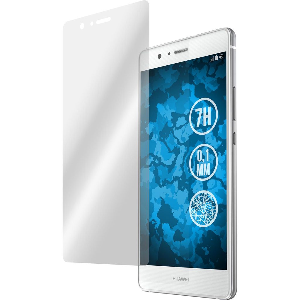 2er-Pack PhoneNatic Displayschutzfolien Fiber-Glas klar kompatibel mit Huawei P9 Lite