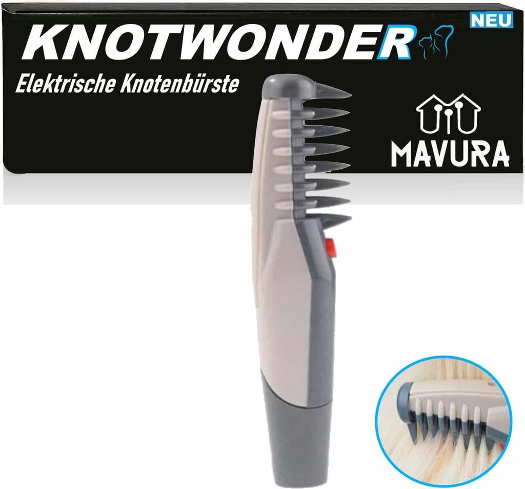 KNOTWONDER Fellbürste elektrische Knotenbürste Produktbild 