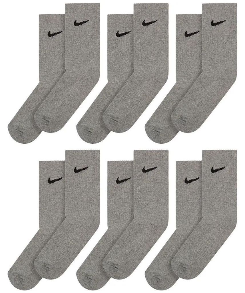 Nike Everyday Cushion Band Crew-sokken, 6 paar, grijs, EU Productafbeelding 