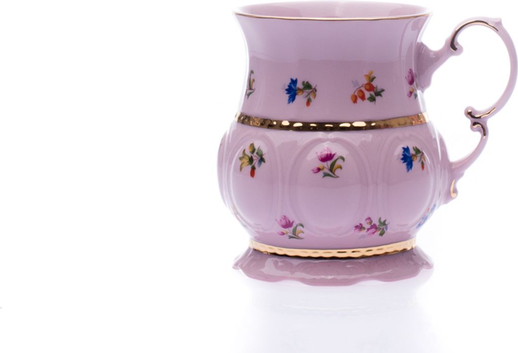Sonata, rosa Porzellanbecher, 0,35 l, Leander