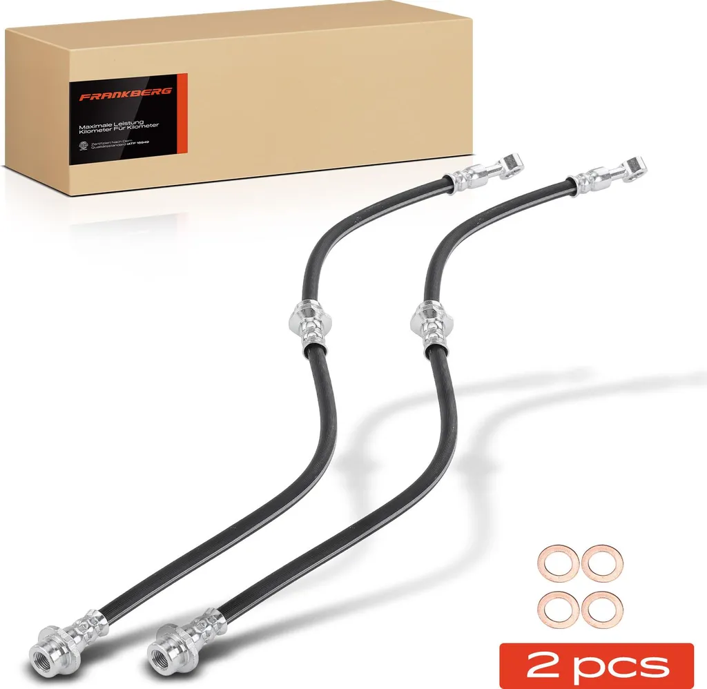 2 Flexibles de frein avant Frankberg pour Nissan Pathfinder II R50
