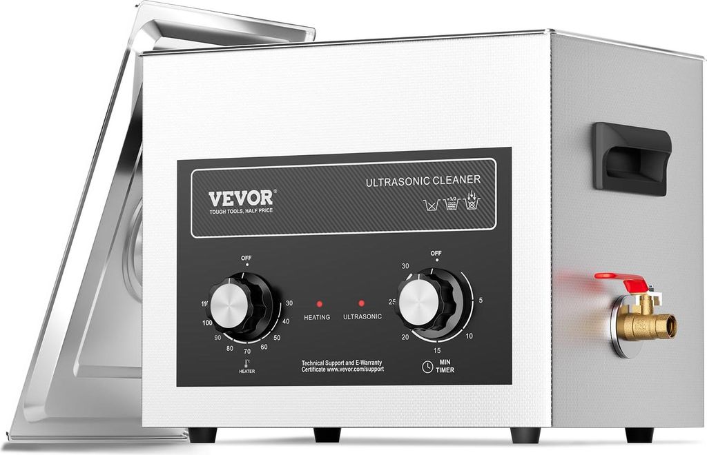 VEVOR 10 l ultrazvuková čistička s časovačem a košem, Obrázek produktu 