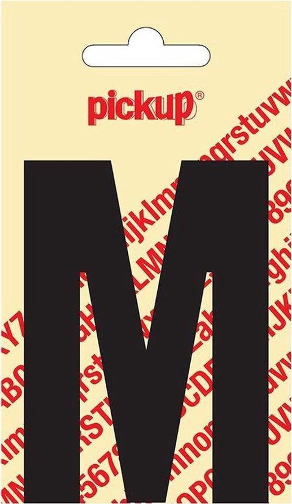 Sticker Nobel Sticker schwarzer Buchstabe M - Pickup