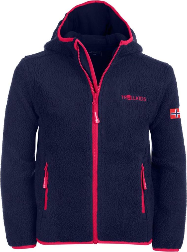 Trollkids Mädchen Fleecejacke Marine 358-114 Grösse 152