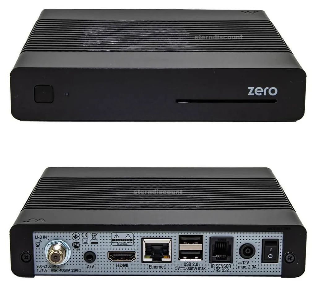Vu+ ZERO Satellite Full HD Nero Decoder Linux Enigma2 Originale - 19