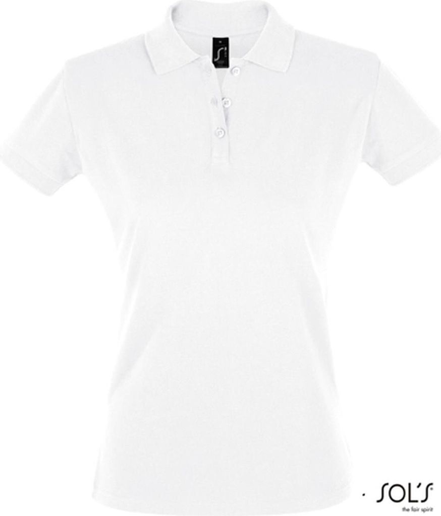 SOLs 11347 | Polo da donna perfetta - Colore: Bianco - Immagine del prodotto 