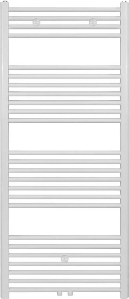 Handdoekradiator - Middenaansluiting - Wit - 1400 x 500 Productafbeelding 