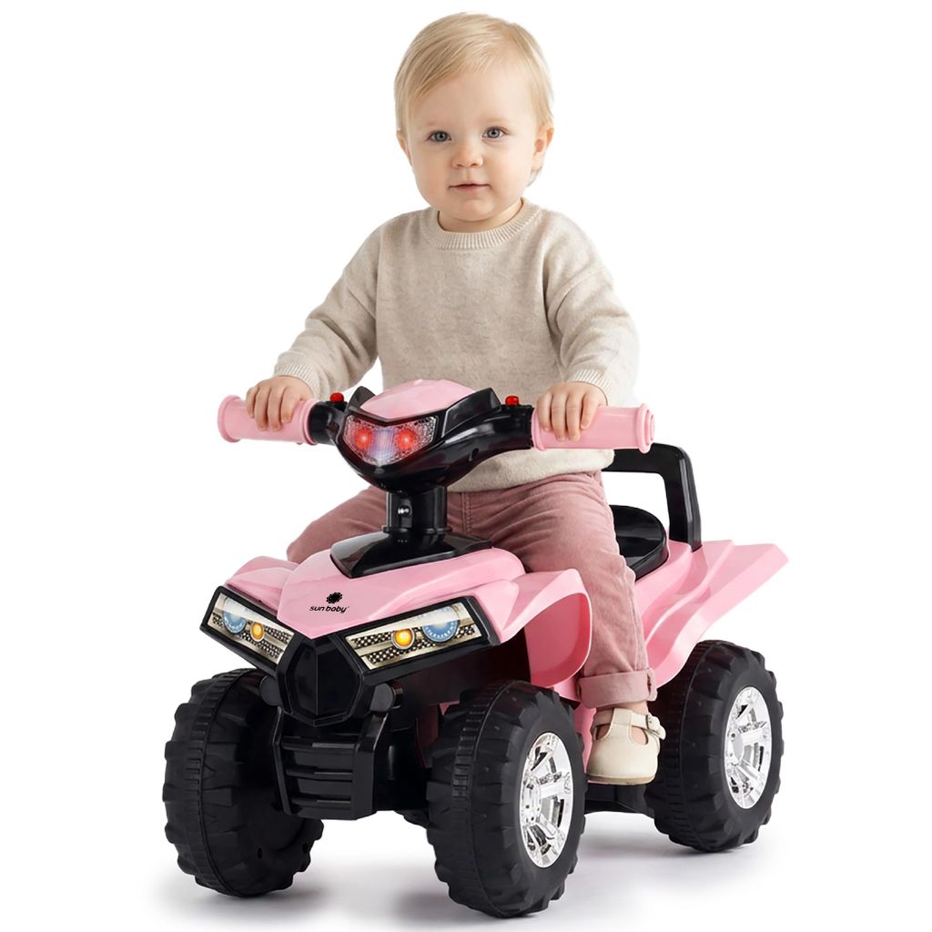 Macchinina a spinta per bambini, modello quad con luci LED, Immagine del prodotto 