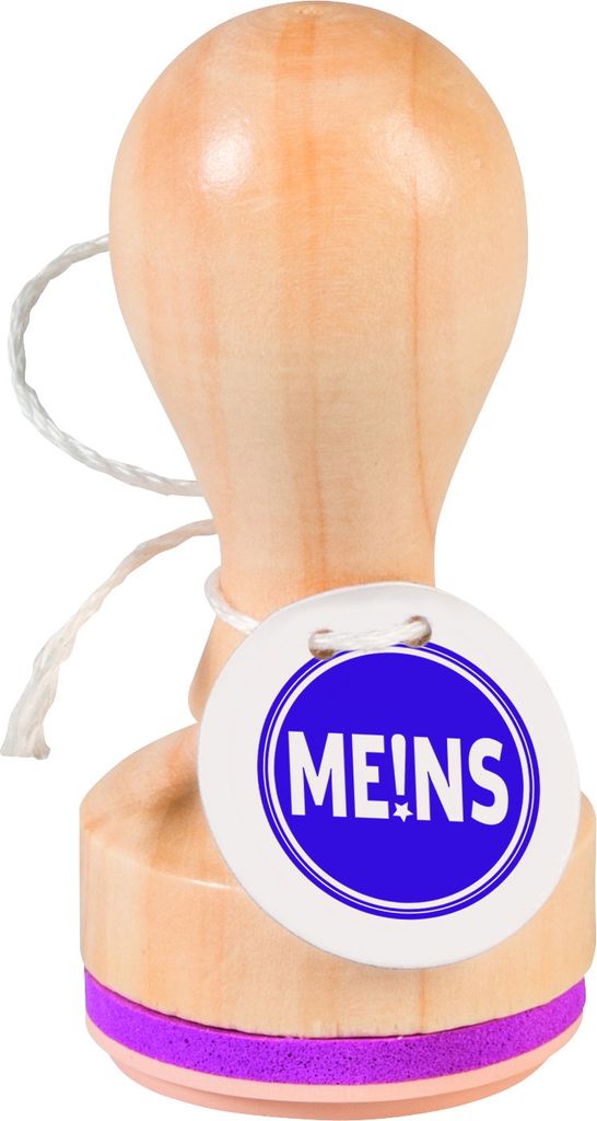 HEYDA 211803012 Stempel Meins Holz matt lackiert