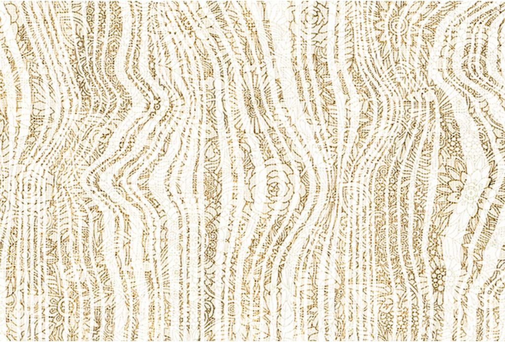 Tadessi Fototapete | 3D | 4.00 m x 2.70 m | Gelb | Weiß | Wandbild | Digitaldruck