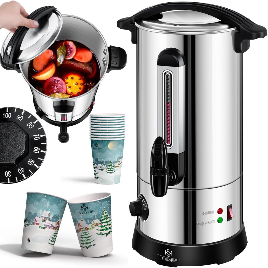 KESSER® Bollitore per vin brulé 10L in acciaio inox Incl. Immagine del prodotto 