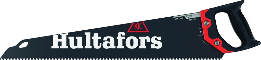 Hultafors Handsäge HBX-22-7 gerade Schnitte ohne Splitter, Stahlsägeblatt 1 mm