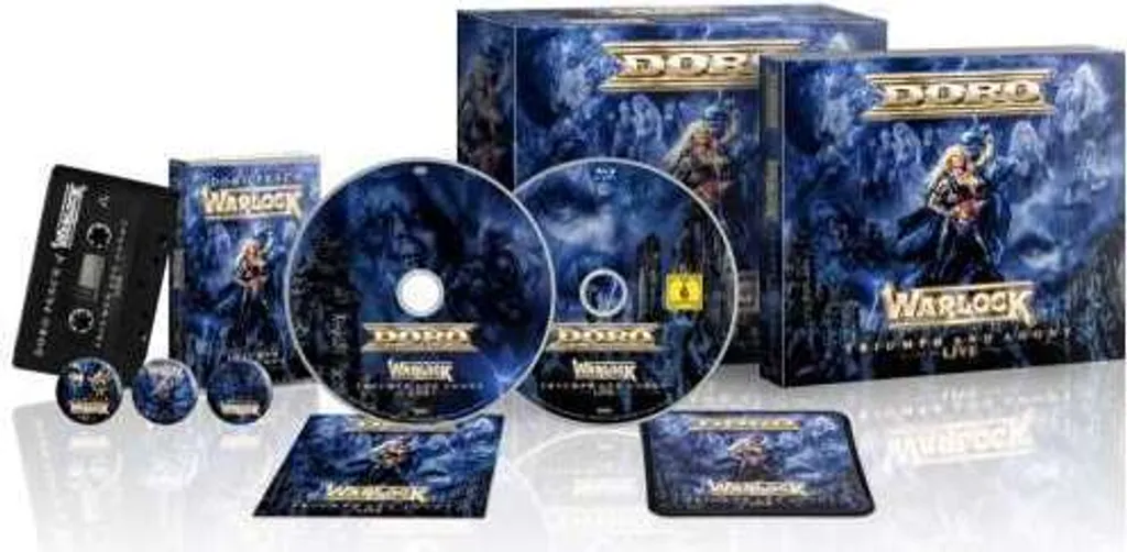 Warlock Triumph and Agony Live CD BRD MC pour Fans de Metal et de Doro