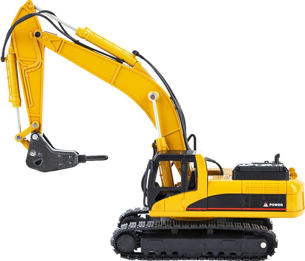 Baggermodell, ermutigende Interessen Engineering Modell 1:50 Legierungsimulationsdekoration für über 8 Jahre alte Kinder Fahrzeugspielzeug für K...