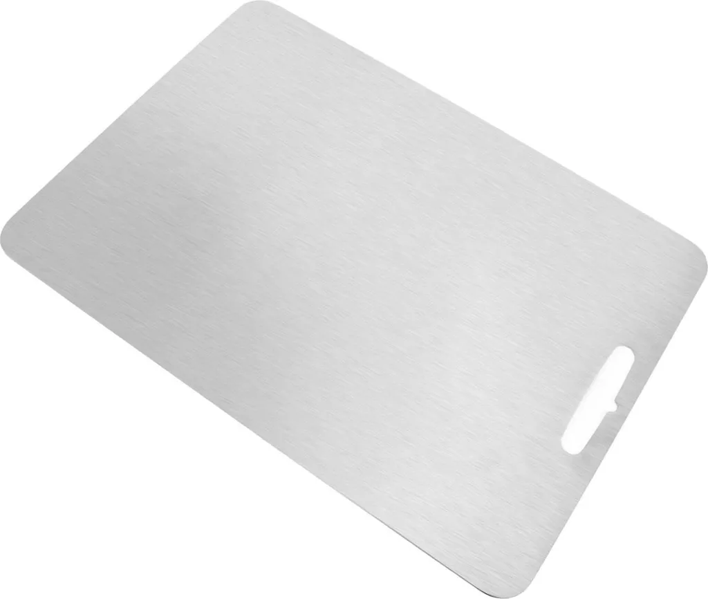 Planche à découper robuste en titane pur 36x25 cm surface antibactérienne - 2