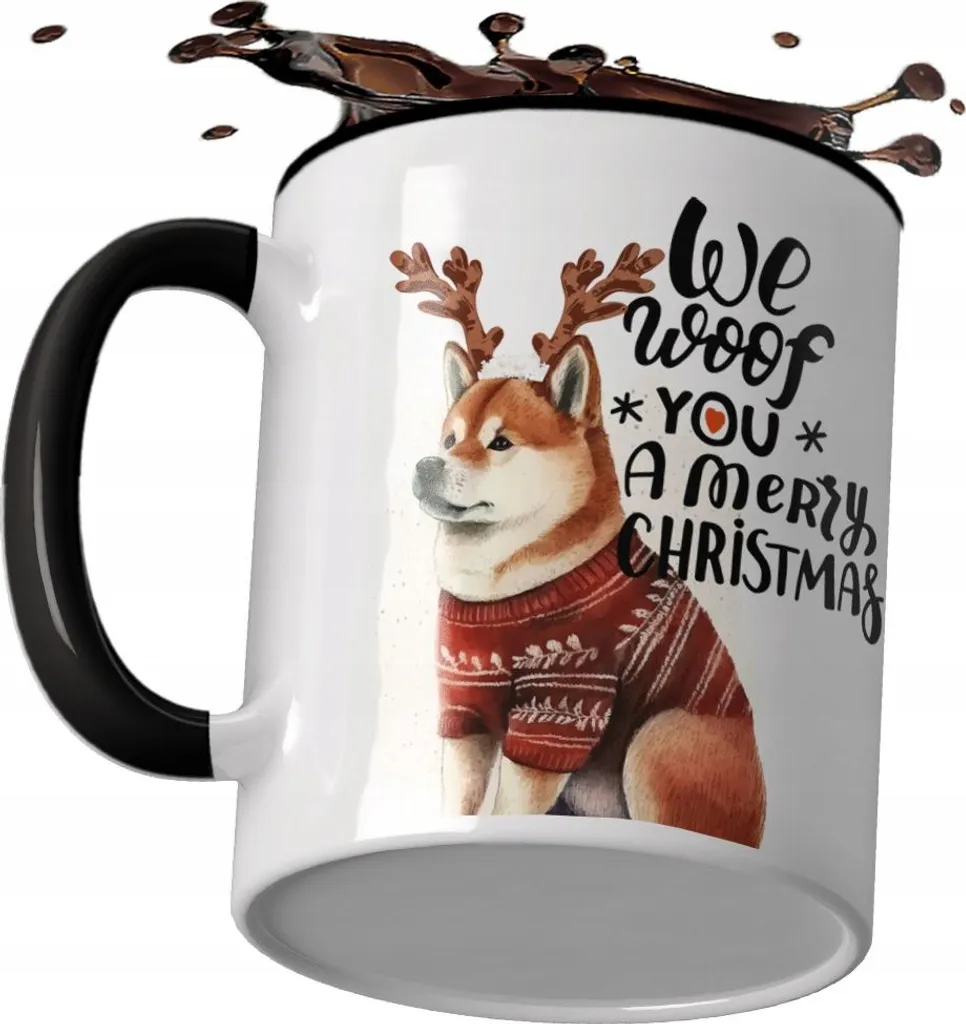 Offerta Natale: Tazza Akita Personalizzata | Regalo Unico Mamma Cane