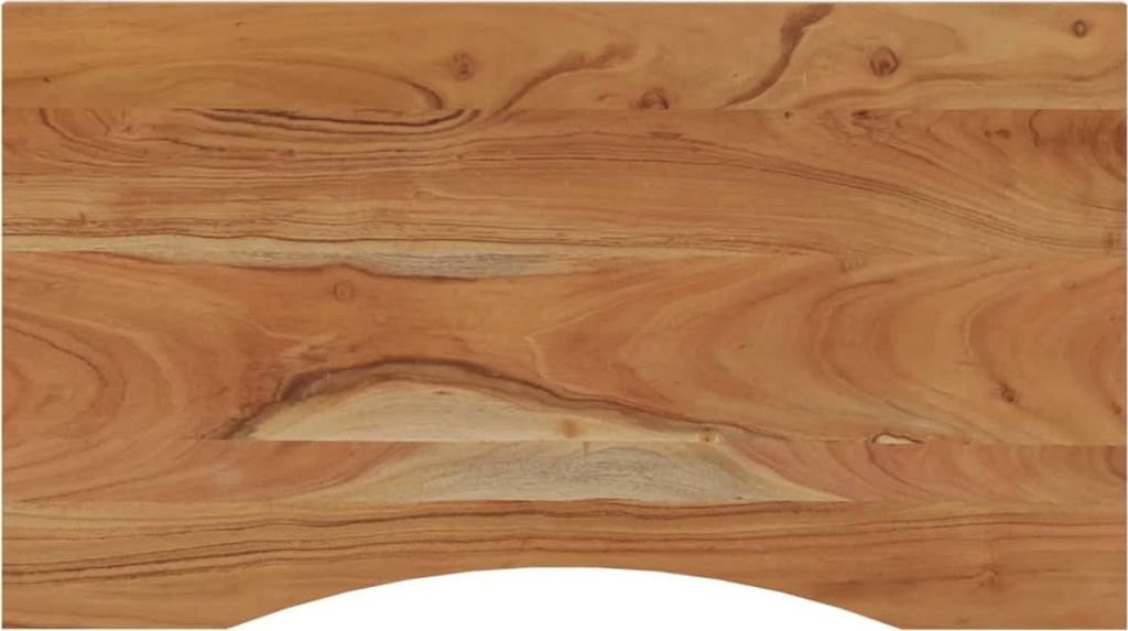 Schreibtischplatte 80x50x2,5 cm Rechteckig Massivholz Akazie