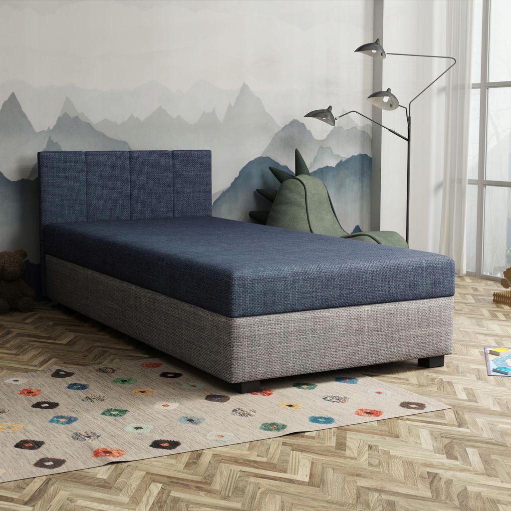 TAPCZANY24 - Boxspringbett Adel 120x200x42 cm mit Produktbild 