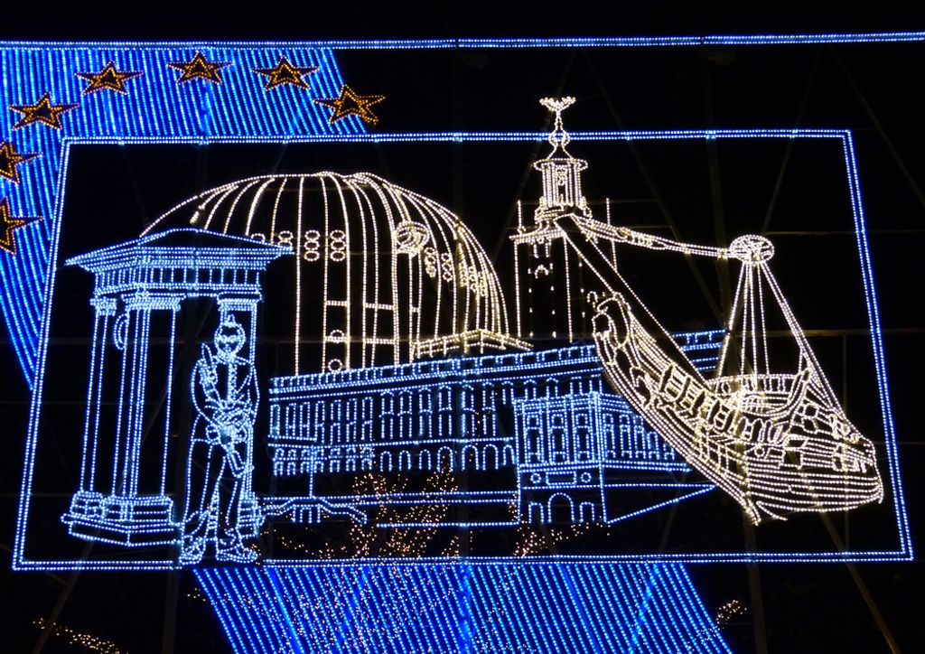 hansepuzzle 69513 - Straßenbeleuchtung Puzzle, 260 Teile, Hintergründe, 41,0 x 28,0cm mit hochwertiger Aufbewahrung, Kartonbox & Beutel