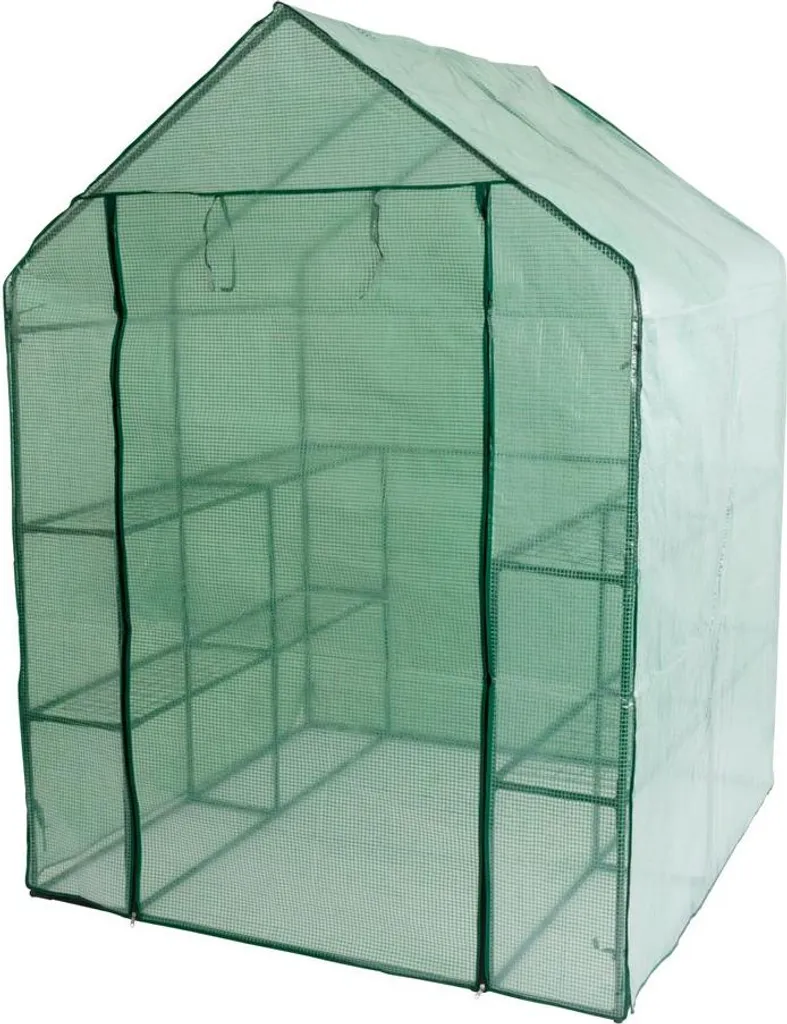 Serre maraîchère X098 avec film renforcé et structure haute de 193 cm