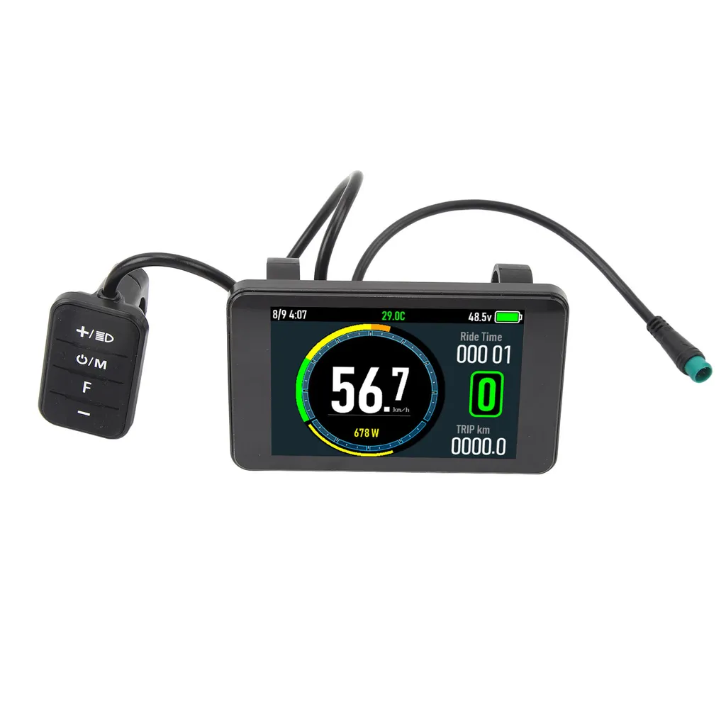 Compteur d'Affichage LCD pour Vélo Électrique Trajet Urbain VTT