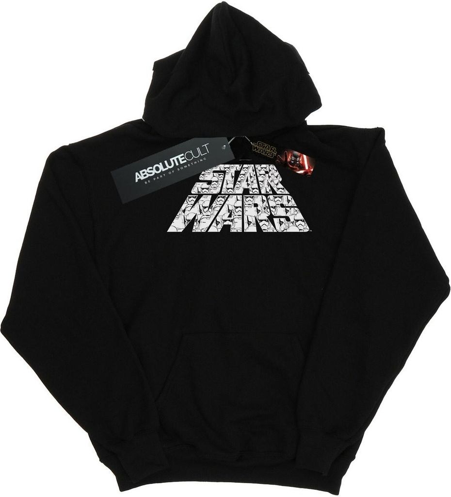 Star Wars: The Rise of Skywalker - "Trooper" Kapuzenpullover für Jungen BI49637 (116) (Schwarz)