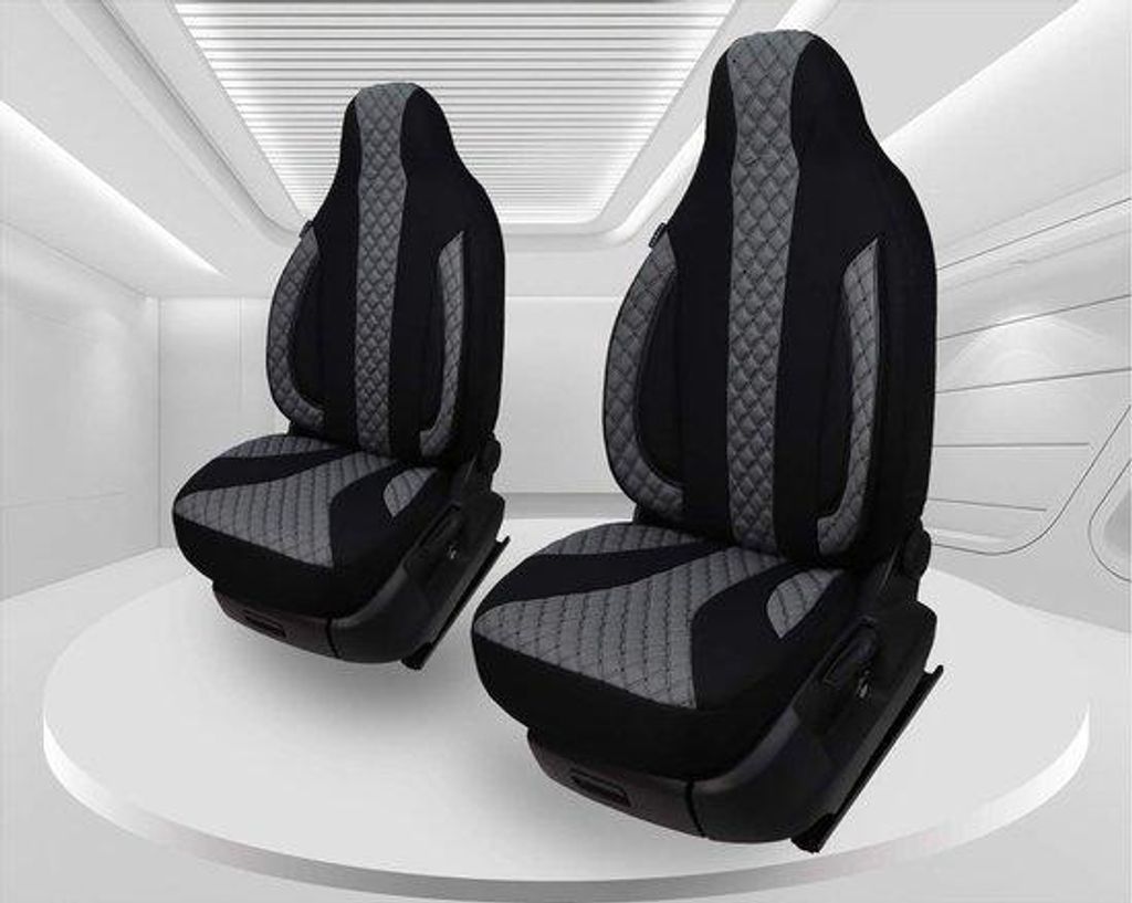 Auto-Sitzheizung für VW Up, Set aus 2 Teilen, in Schwarz/Grün