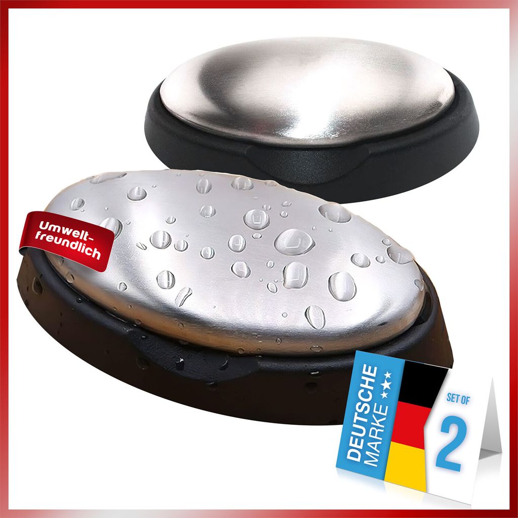 2 Stück Edelstahlseife Produktbild 5